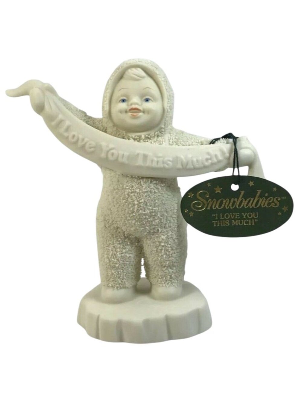 Vintage Department 56 Snowbabies "I Love You This Much" Item 56-68918 OG Box
